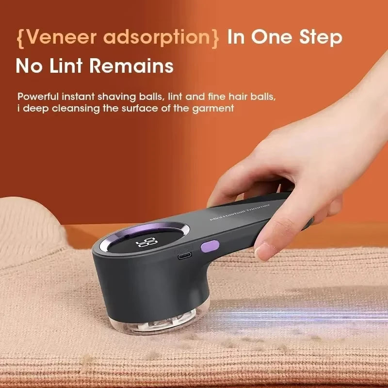 Electric Lint Remover Electric Pellet Fluff Remover Digital Display Debobbler Clothes Shaver Multifunction for Clothes Tools